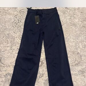 PAIGE Women's Dark Blue Wide Leg Pants